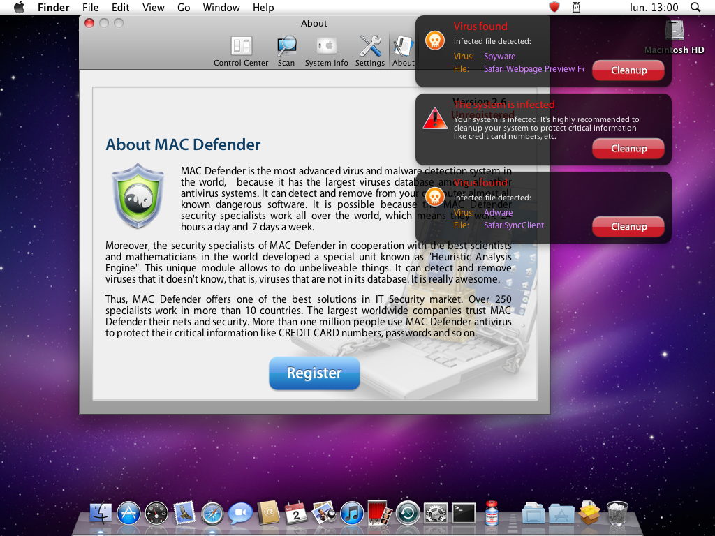Mac manual malware removal